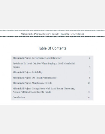 mitsubishi pajero buyers guide (2006-2021)